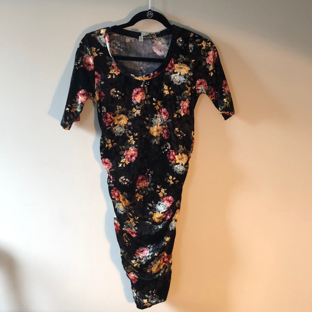 NWOT Mother Bee Floral Print Maternity Dress